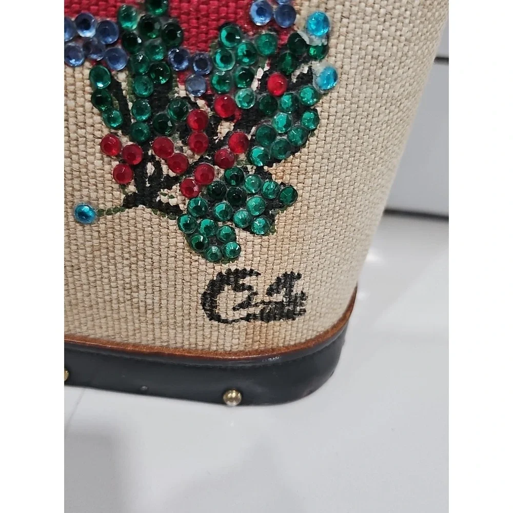 Enid Collins Of Texas Vintage Purse Bag - OKLAHOMA - Picture 5 of 16